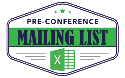 2024 Annual Conference Pre-Conference Mailing List (Excel)